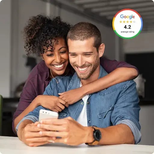happy couple 4.2 google reviews